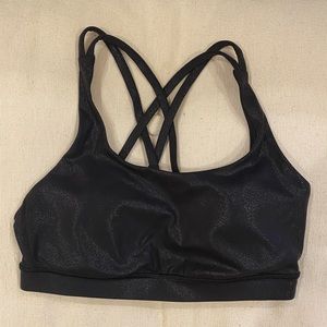 Lululemon Energy Bra Size 8 Black